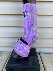 Purple Unicorn Sport Boots
