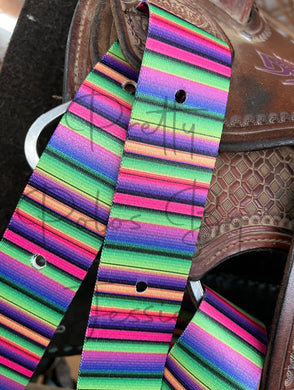 Neon Fiesta Serape Latigo & Off Billet