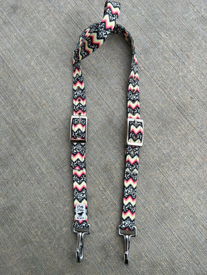 Snow cheetah Chevron headstall