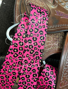 Hot Pink Cheetah Latigo & Off Billet