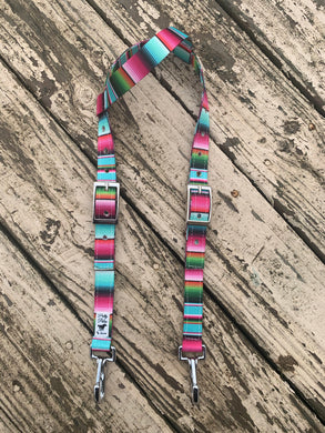 Candy serape 1 inch headstall