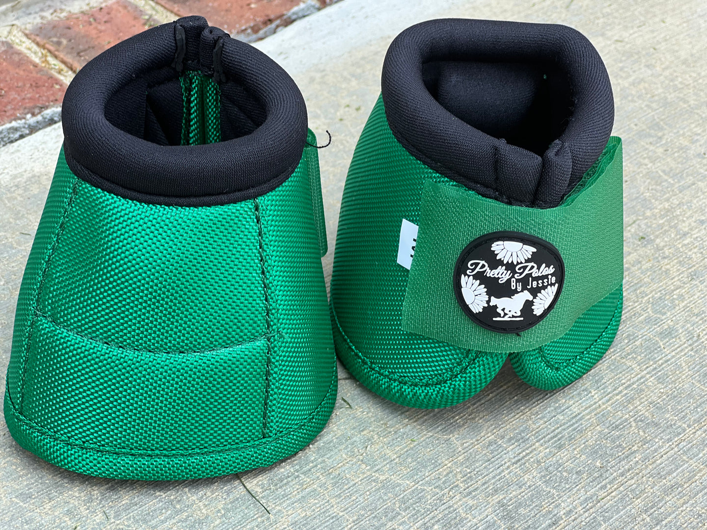 Emerald Green Bell Boots