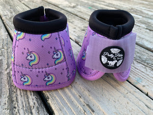 Purple Unicorn Bell Boots