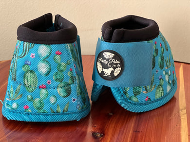 Watercolor Cactus Bell Boots