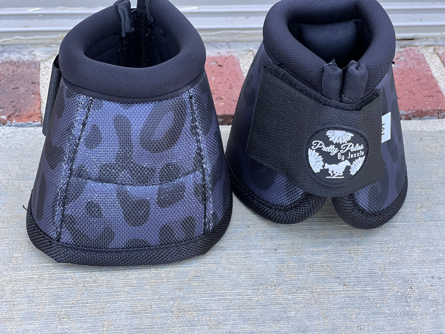 Black Cheetah Bell Boots