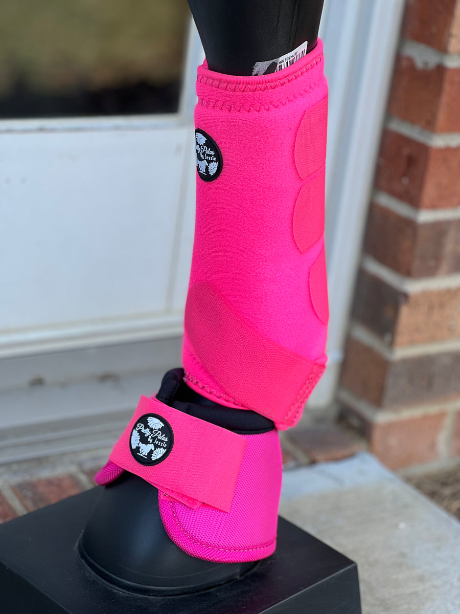 Hot Pink Sport Boots – Pretty Polos By Jessie & Lopin' With Grace Tack LLC