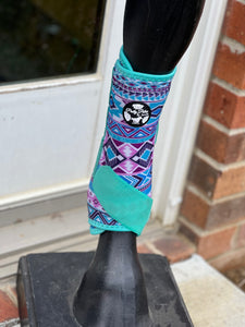 Ivory Mint Aztec Sport Boots