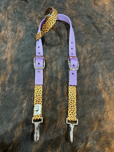 Lilac Cheetah Headstall