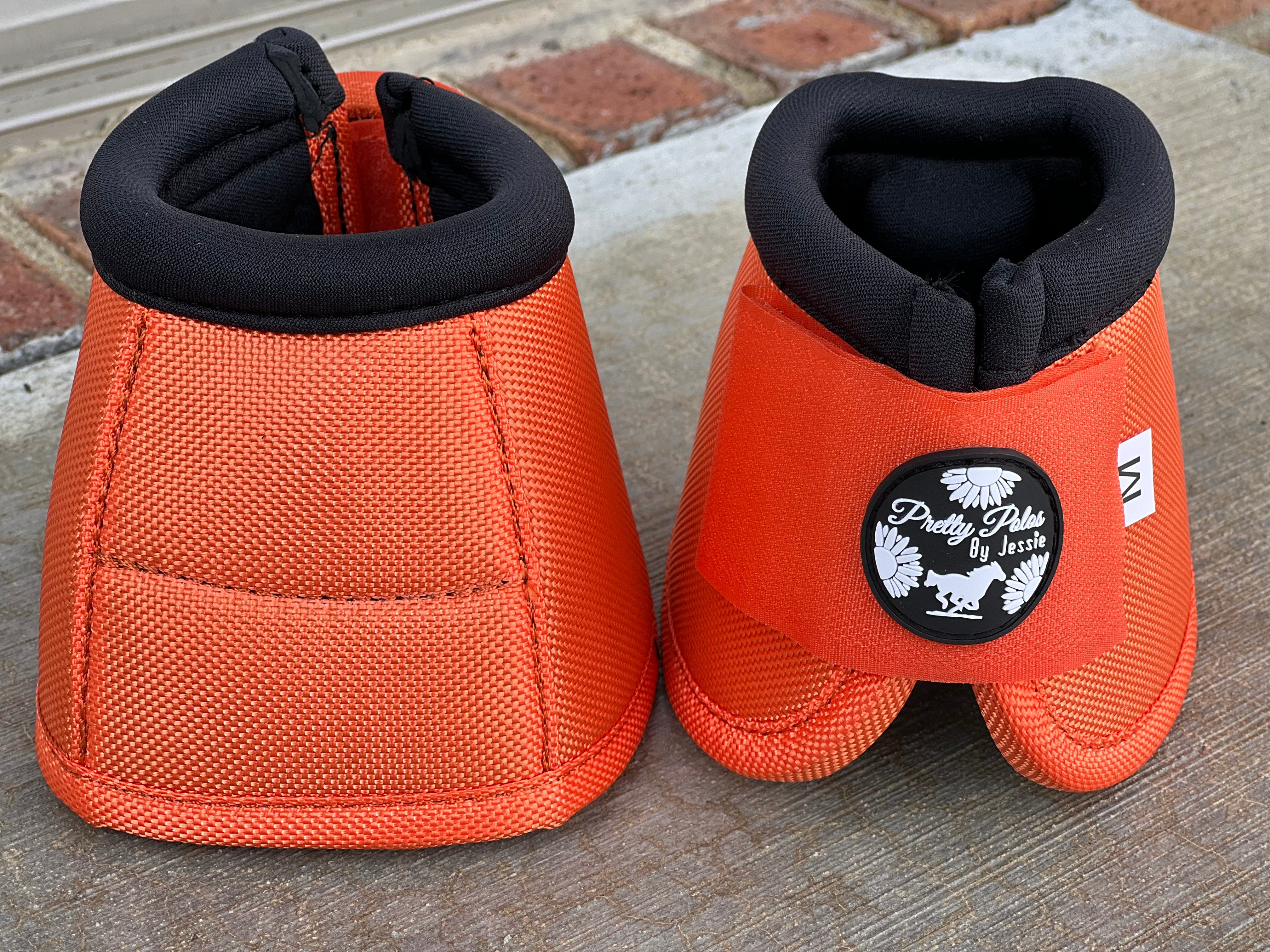 Orange 2025 bell boots