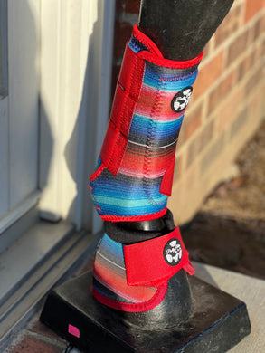 Red Serape Sport Boots