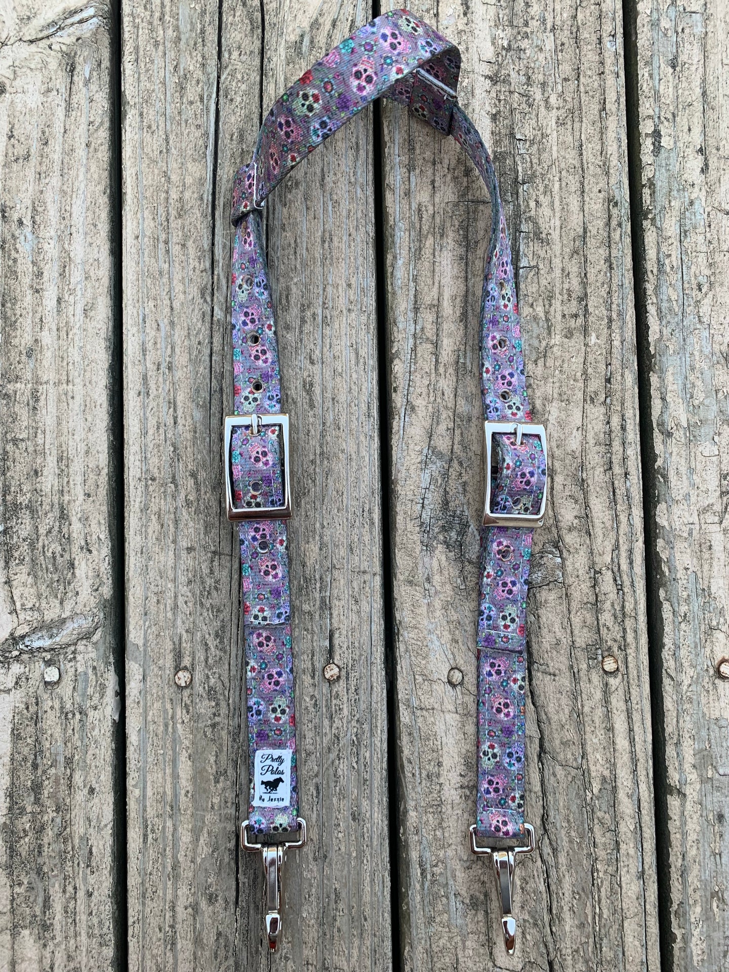 Sugar skull headstall