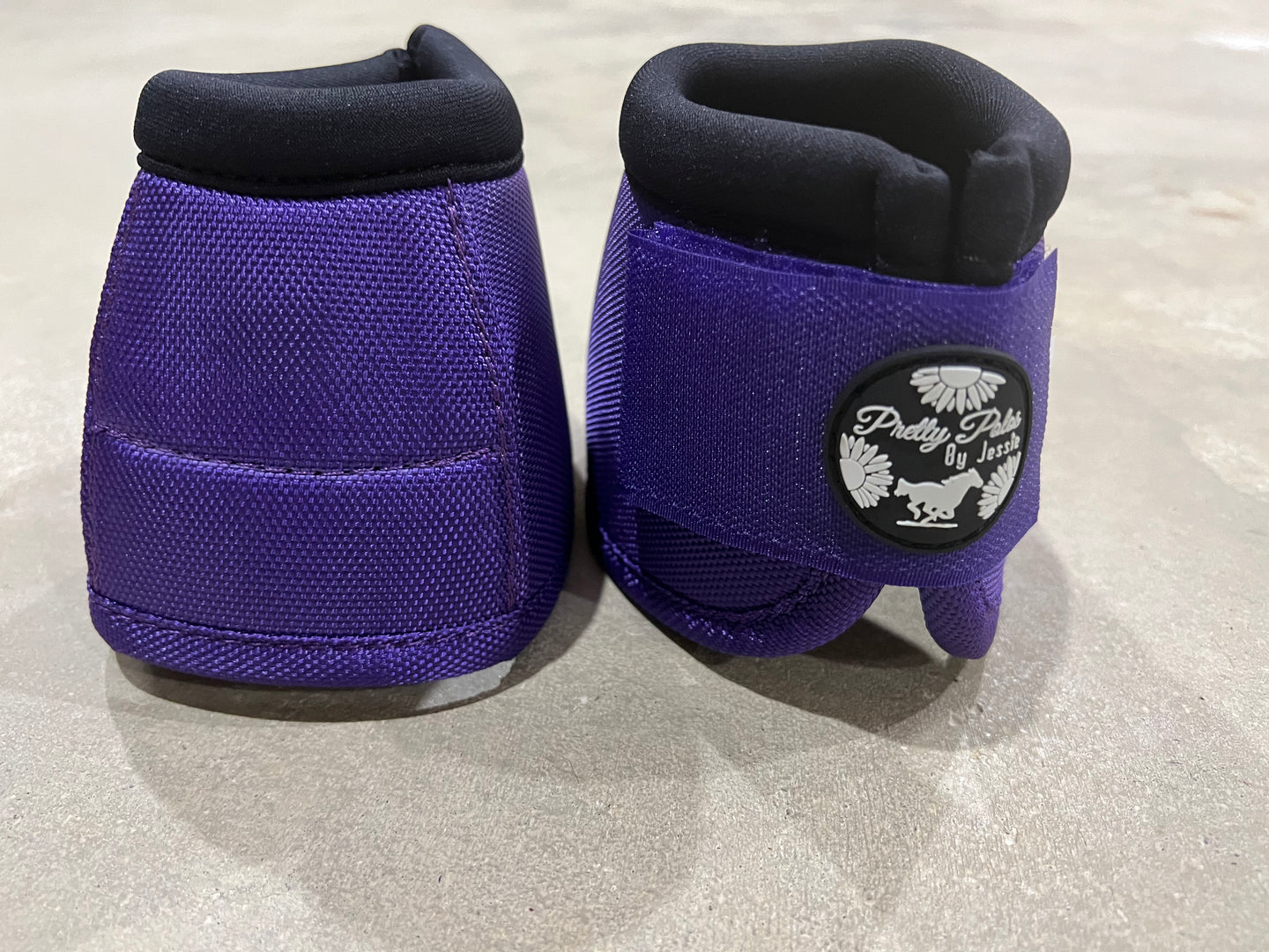 Purple bell boots online