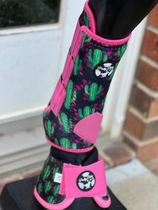 Pink Cactus Sport Boots