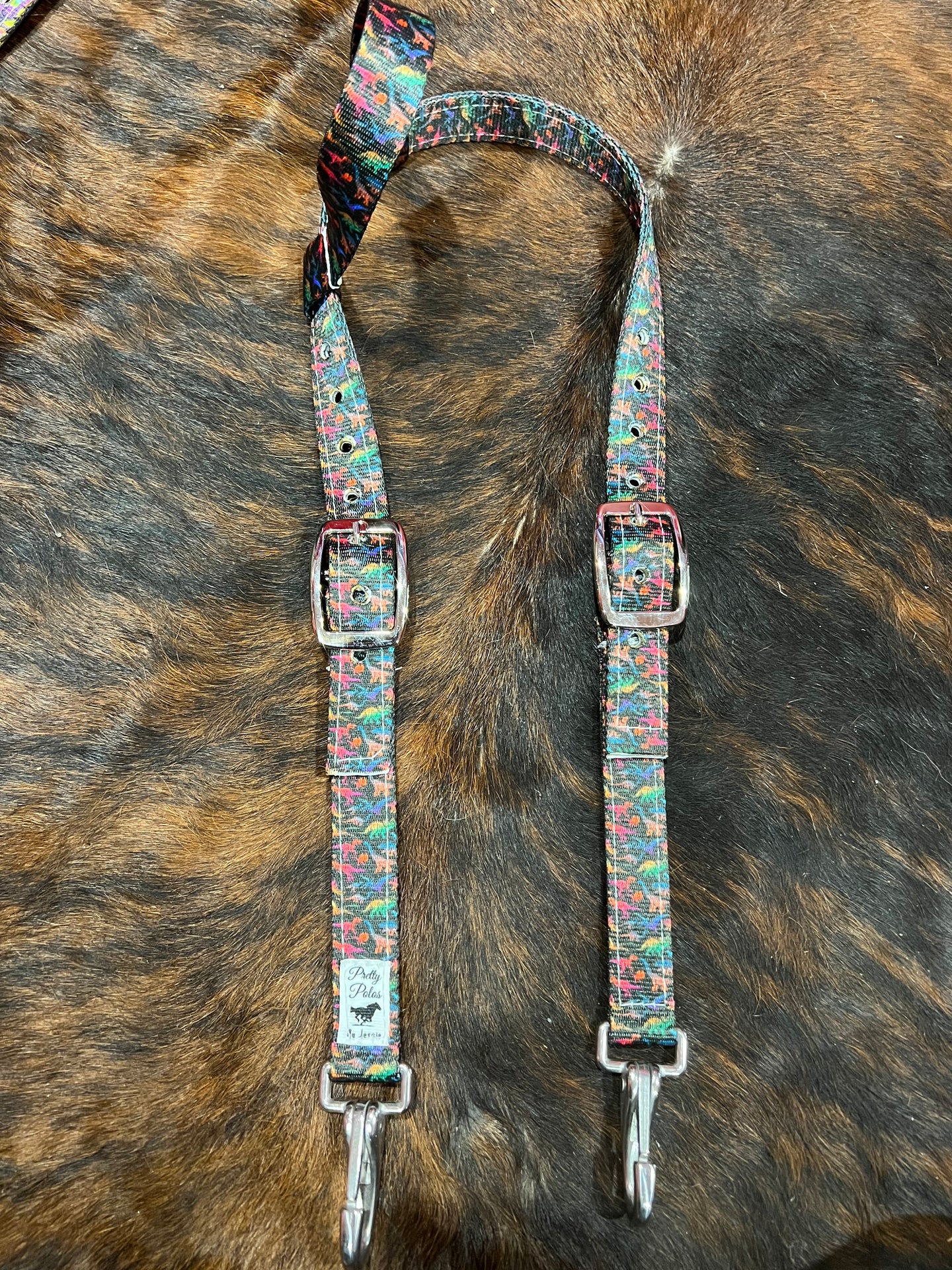 Fluorescent Dino Headstall