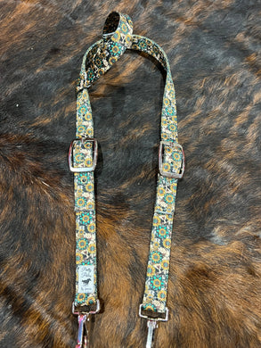 Sunflower Cowjewel Headstall