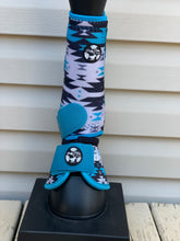 Load image into Gallery viewer, Turquoise Aztec Sport Boots