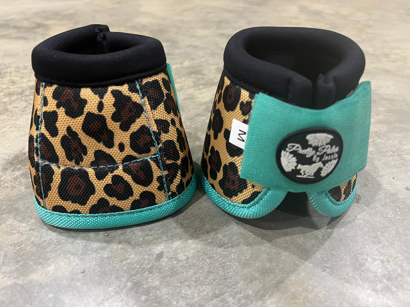 Cheetah Mint Bell Boots