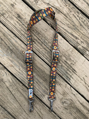 Sunflower serape headstall