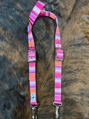 Pink Serape Headstall