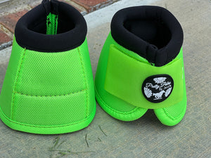 Lime Green Bell Boots