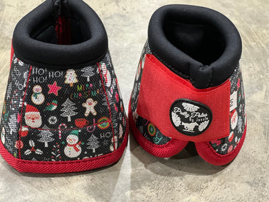 Santa Snowmen Bell Boots