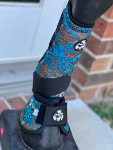 Cheetah Turquoise All Around Sport Boots
