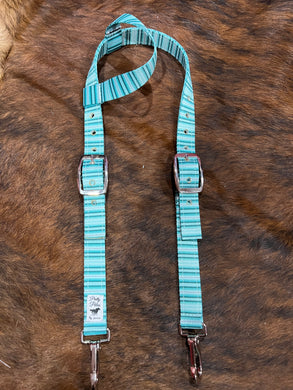 Blue Serape Headstall