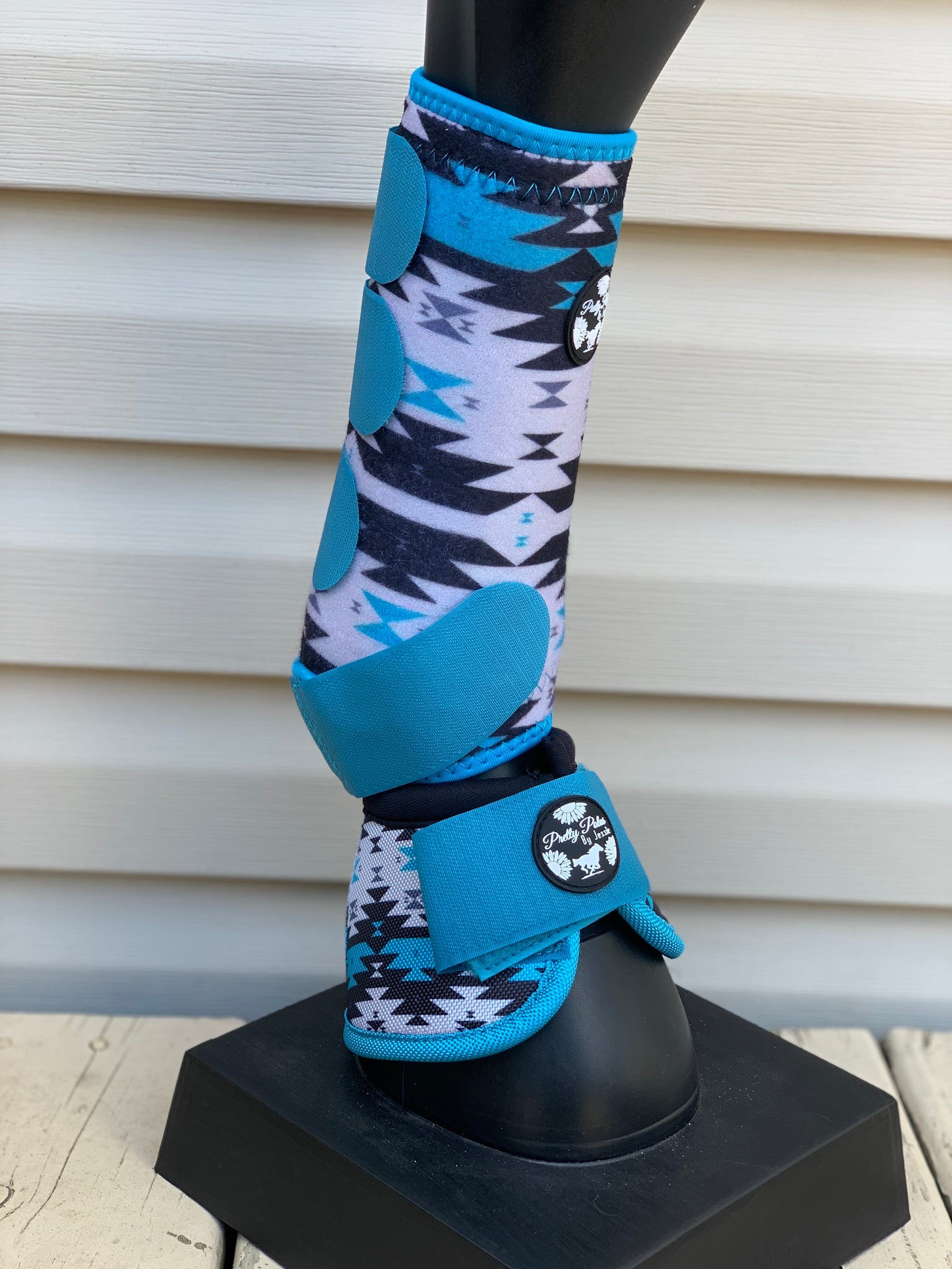 Teal clearance splint boots