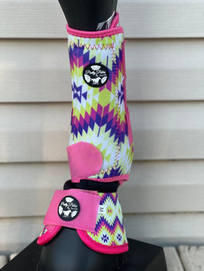 Spring Chevron Sport Boots