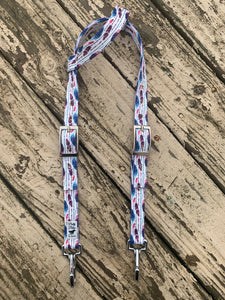 Aztec feather 1 inch headstall