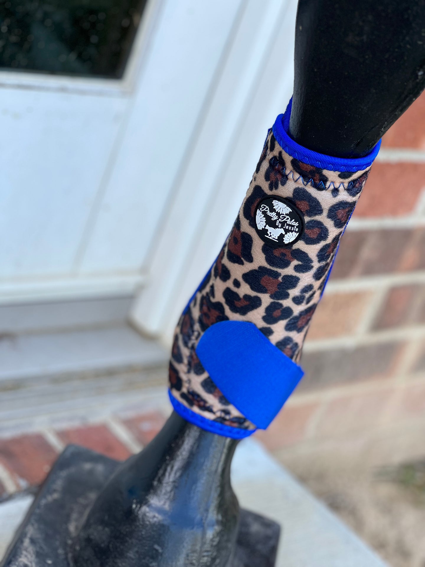 Royal Blue Cheetah Sport Boots